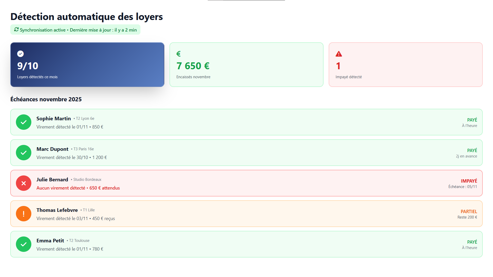 Comment ça marche — Détection automatique des loyers